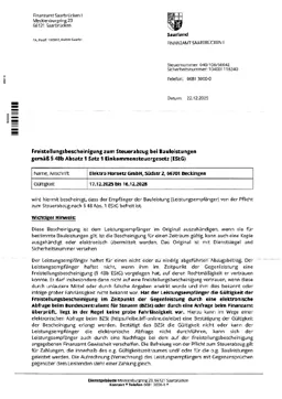 Download PDF-Datei: Freistellungsbescheinigung